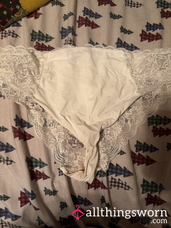 White Lace And Cotton Fullbacks Ready To Go!