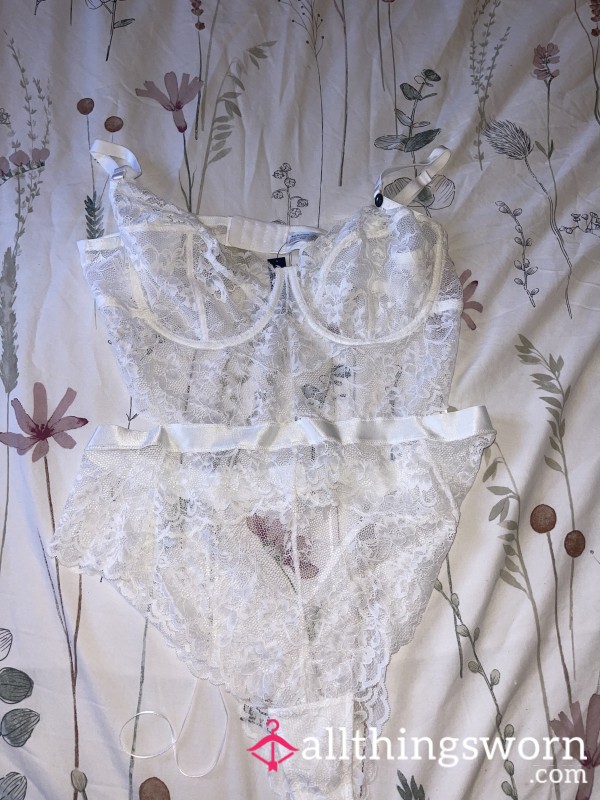White Lace Ann Summers. Lingerie Piece