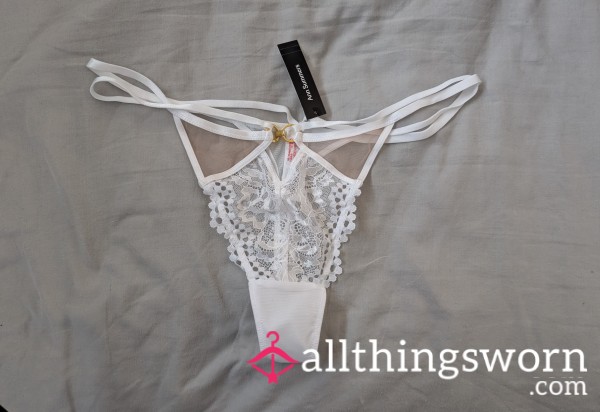White Lace Ann Summers Thong