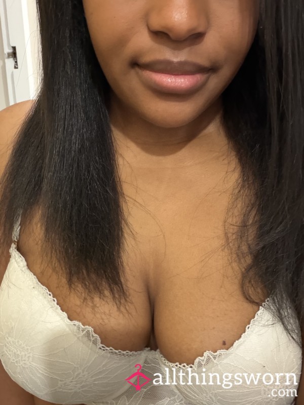 White Lace Bra 36DD