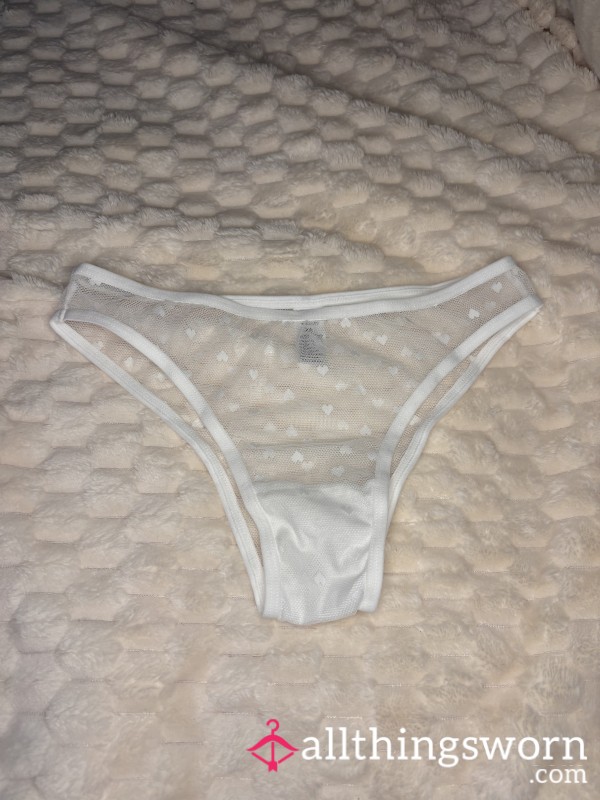 White Lace Cheeky Panties