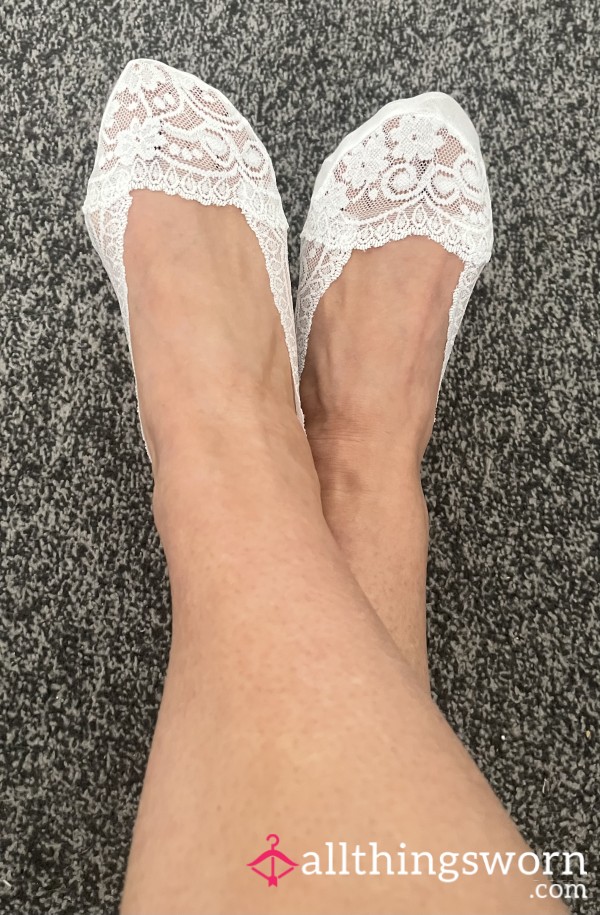 White Lace Footsies