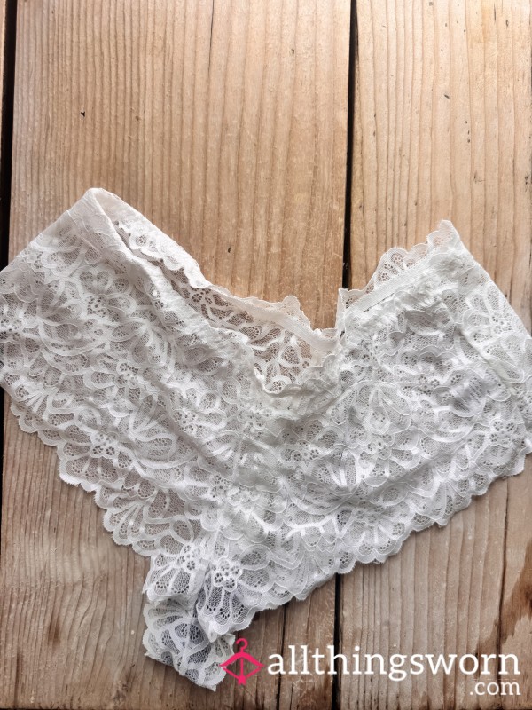 White Lace French Cut Panties