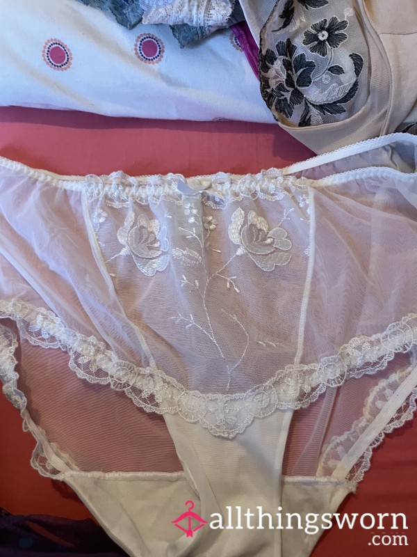 White Lace Knickers