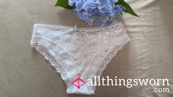 White Lace Panties 🌼