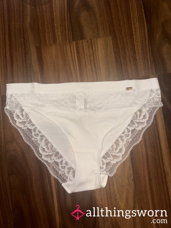 White Lace Panties – Ready To Be Made Filthy