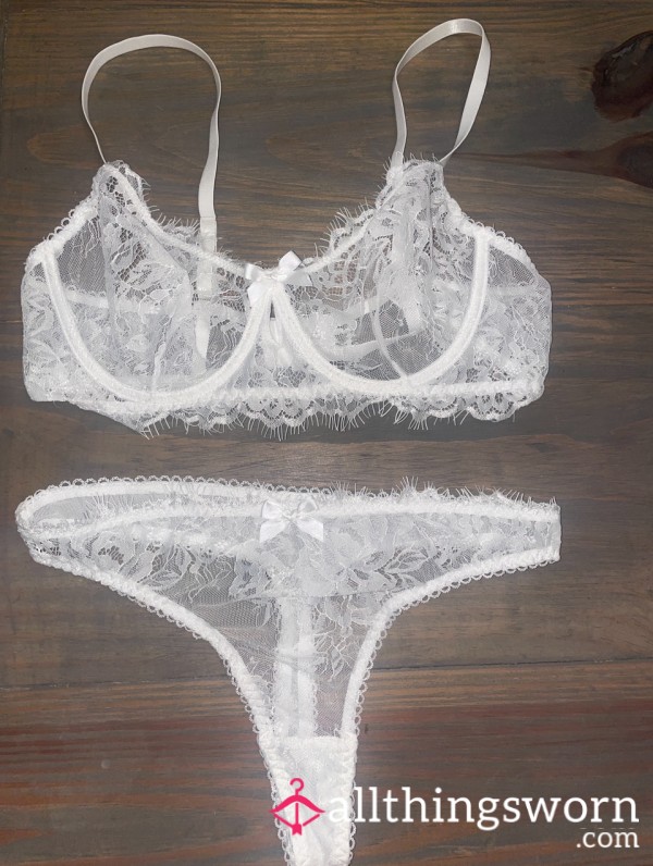 White Lace Set 🔥💥🍆