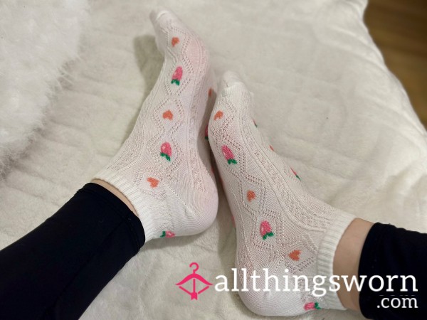 🌺White Lace Short Socks🌺