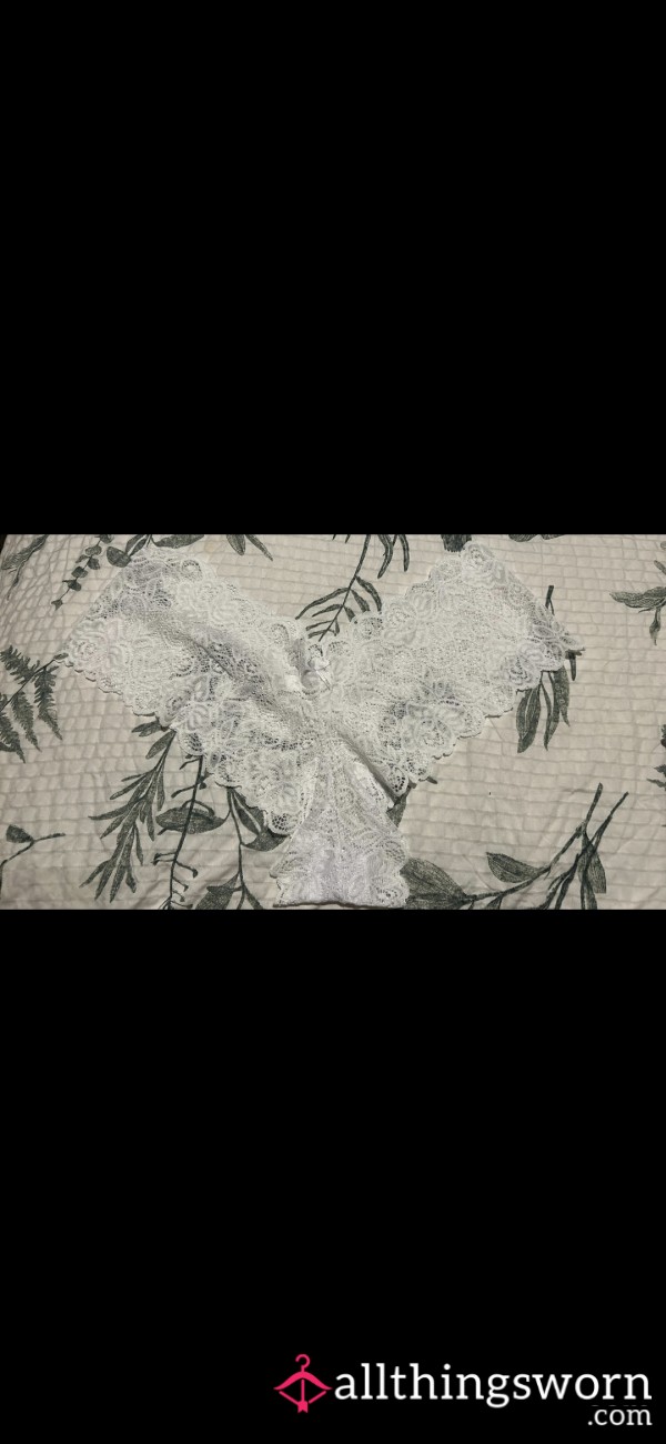 White Lace Thong – £20 (Postage Included)