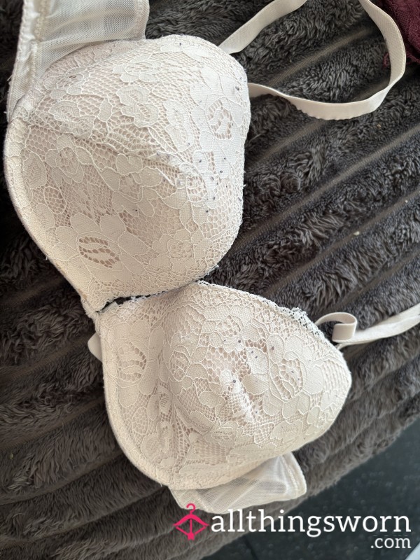 White Lacey Bra