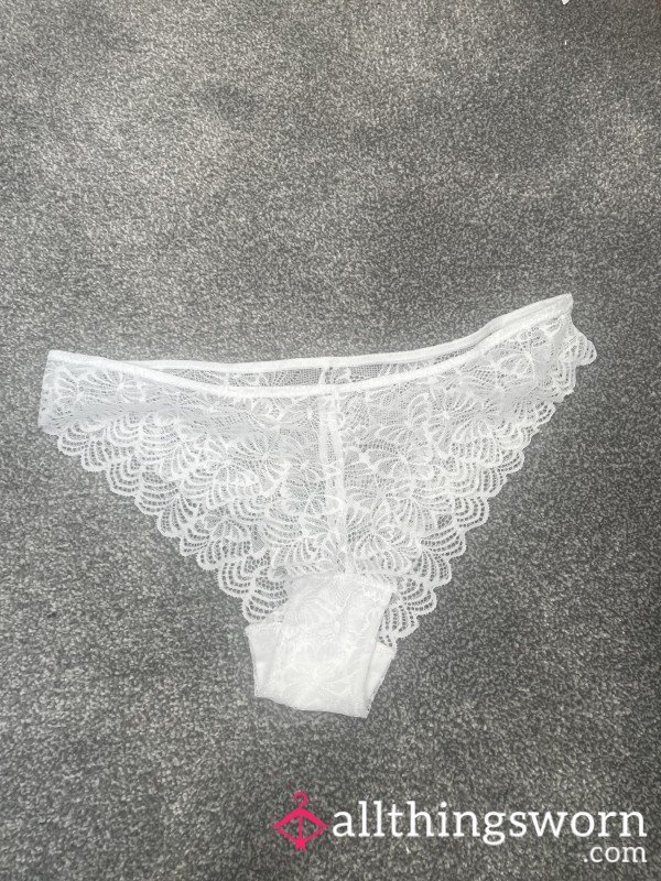 White Lacy Cheekies💓