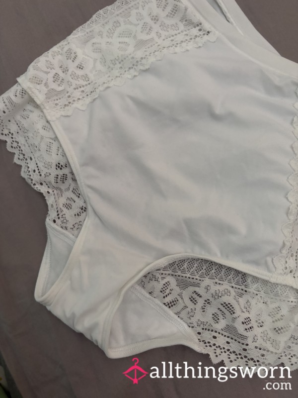 White Lacy Panties
