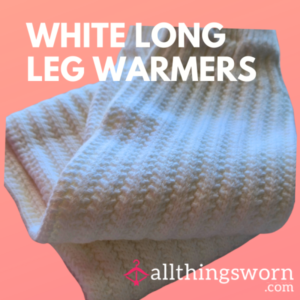 White Long Leg Warmers - These Are HUGE 🤍❄️🤍
