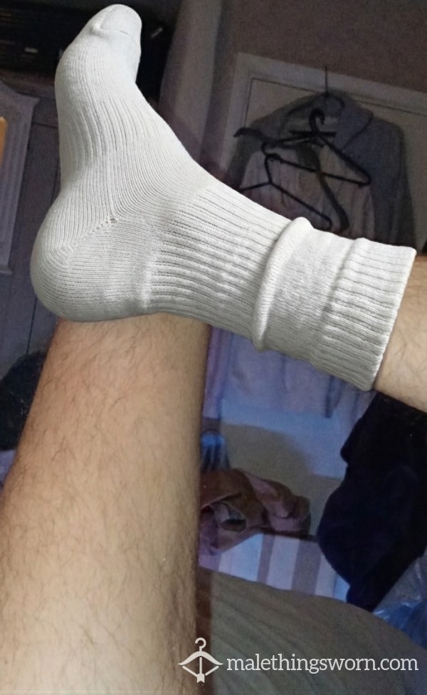 White Long Socks. Fully Customisable 😈