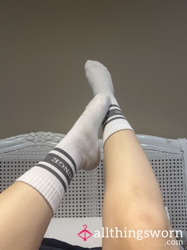 White Lounge Socks