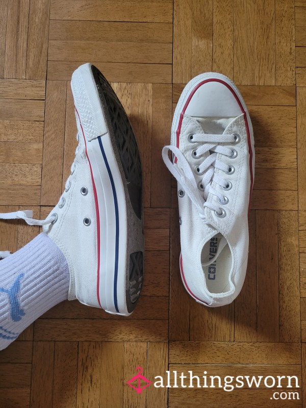 White Low Top Converse