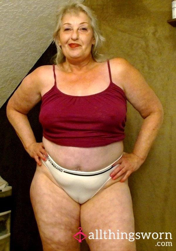 White Lucky Brand Thong