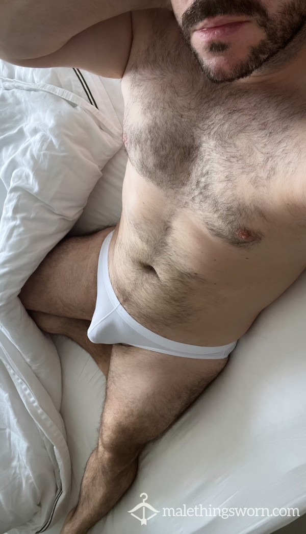 White Lycra Briefs