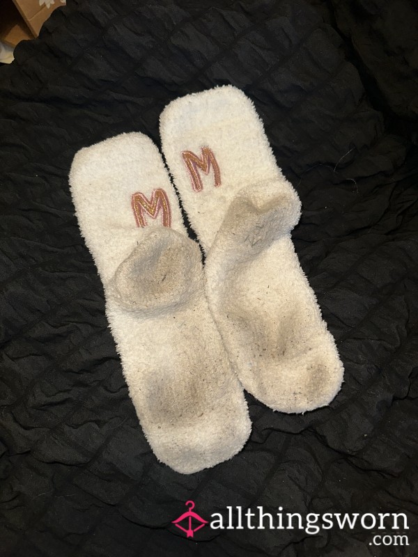 White M Bed Socks