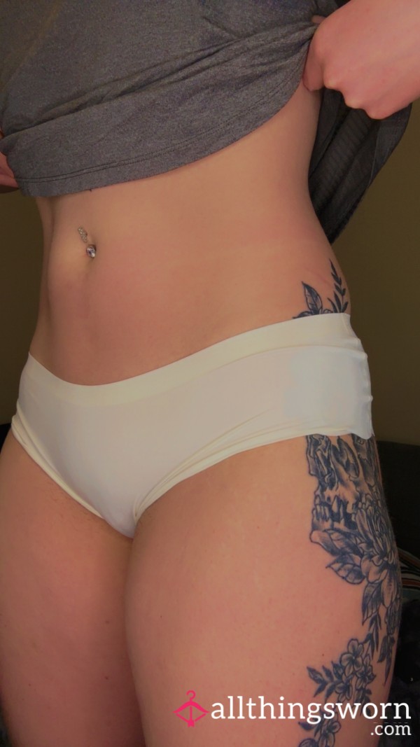 White Medium Cheeky Panties