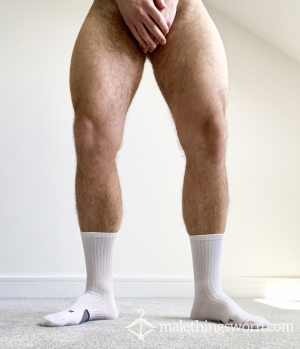 White Men’s Sports Socks