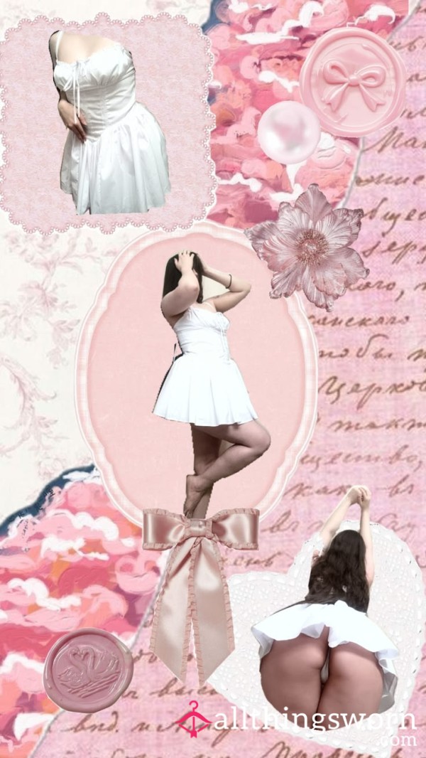 White Mini Dress From Rich And Famous