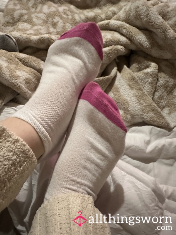 White N Pink Socks