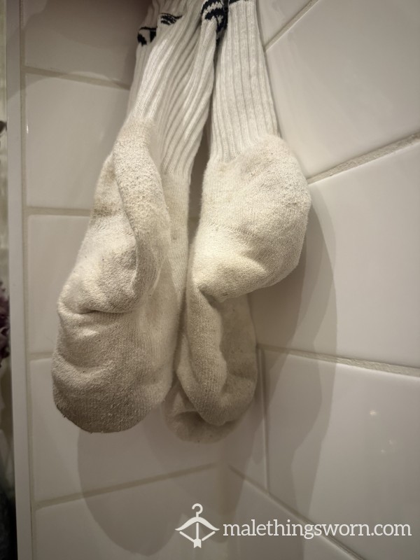 White Nasty Vans Socks