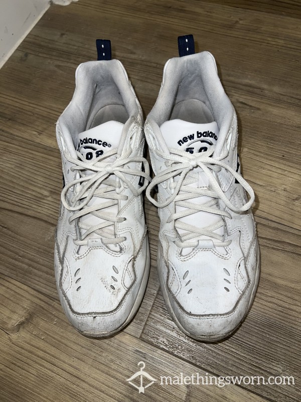 White New Balance 608 UK 10 Mens Trainers