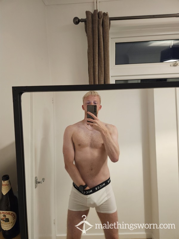 White Nicce Boxers