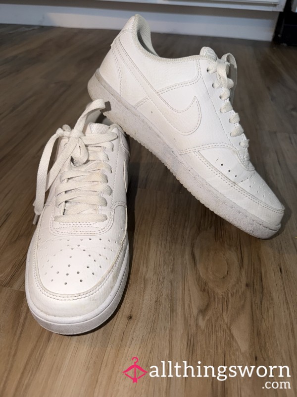 🤍 White Nike Air Force’s 🤍