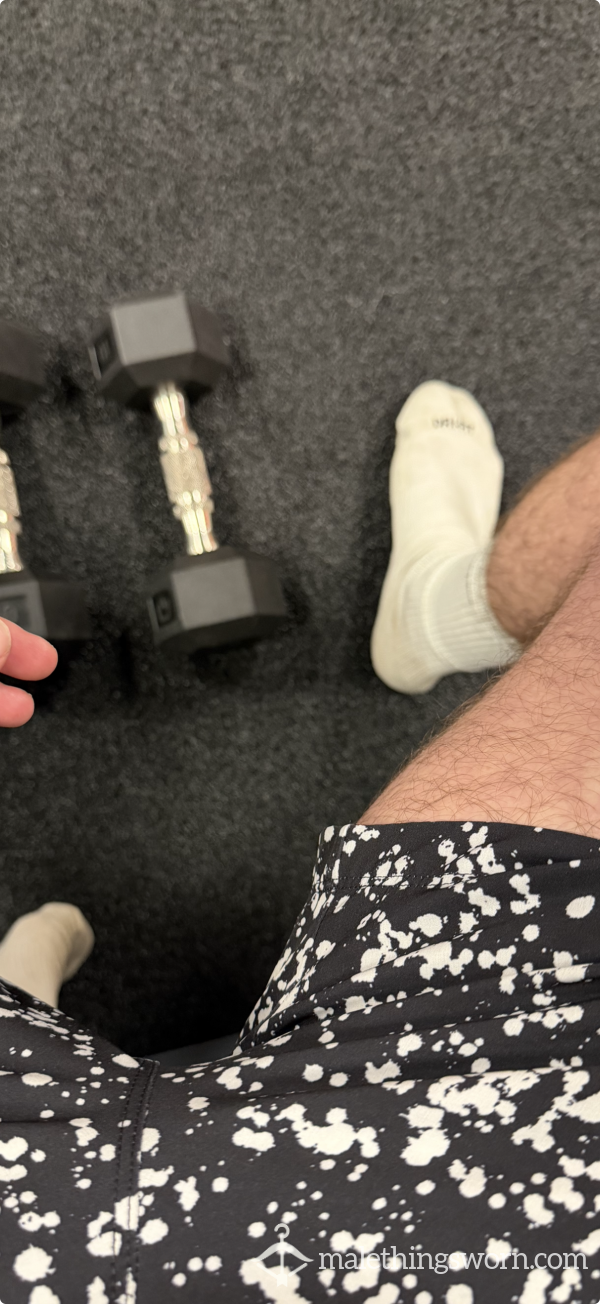 White Nike Athletic Socks