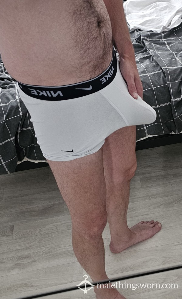 White Nike Boxers