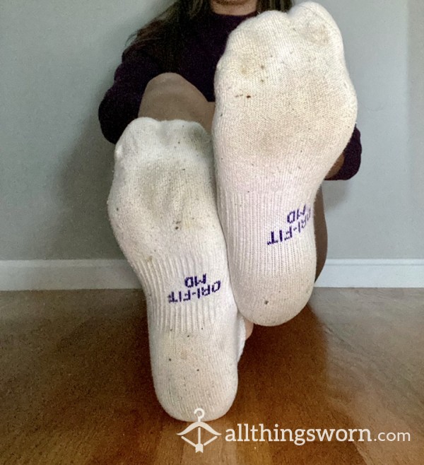 White Nike Dry Fit Socks