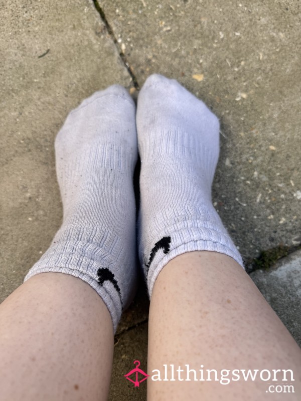 White Nike Socks