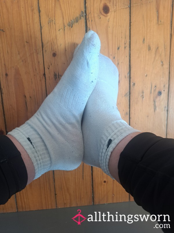 White Nike Socks