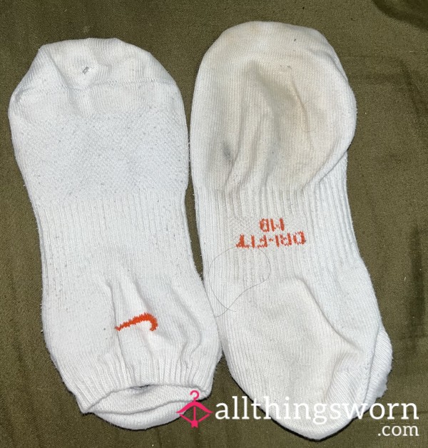 White Nike Socks