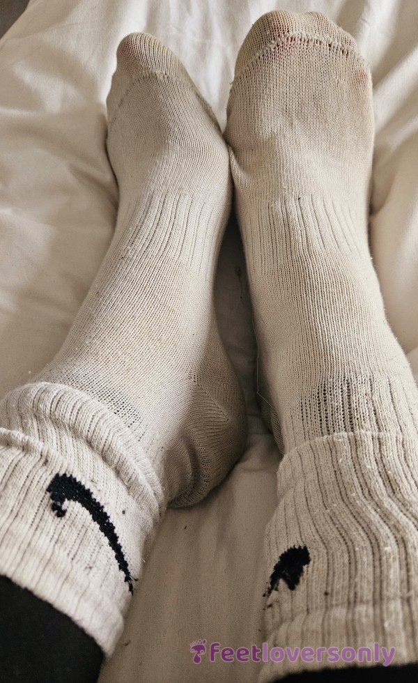 White Nike Socks