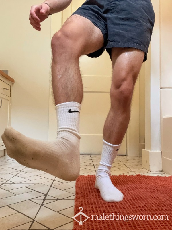 White Nike Tall Socks