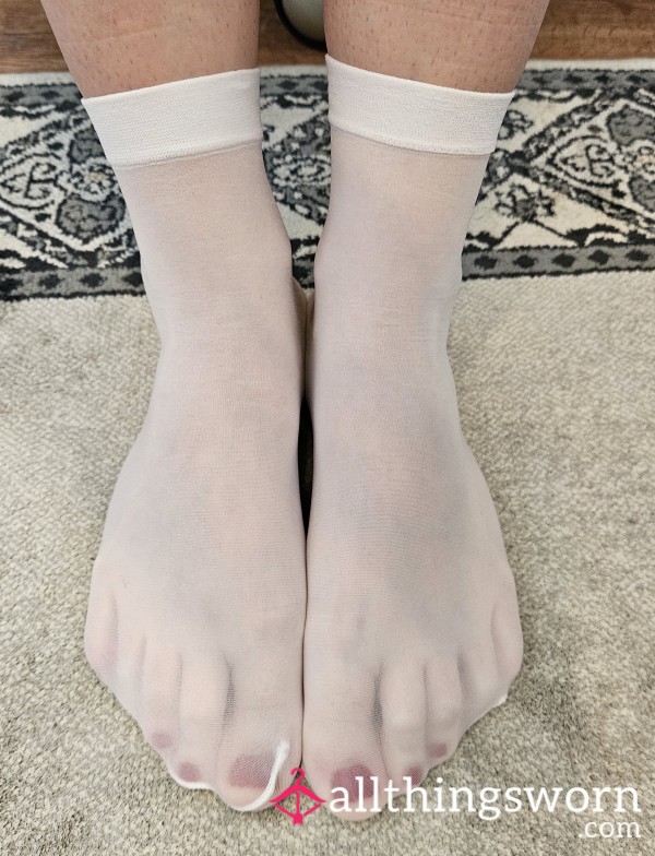 White Nylon Socks