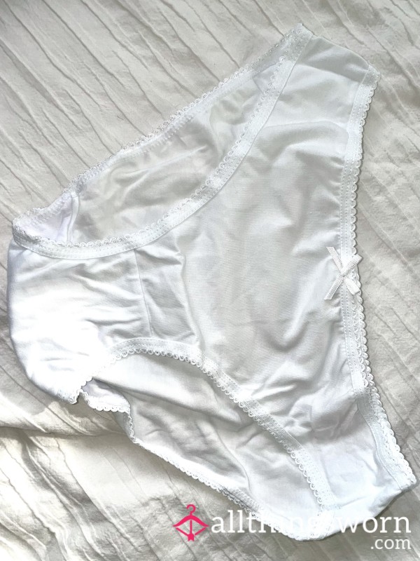 White Panties From School 🤍