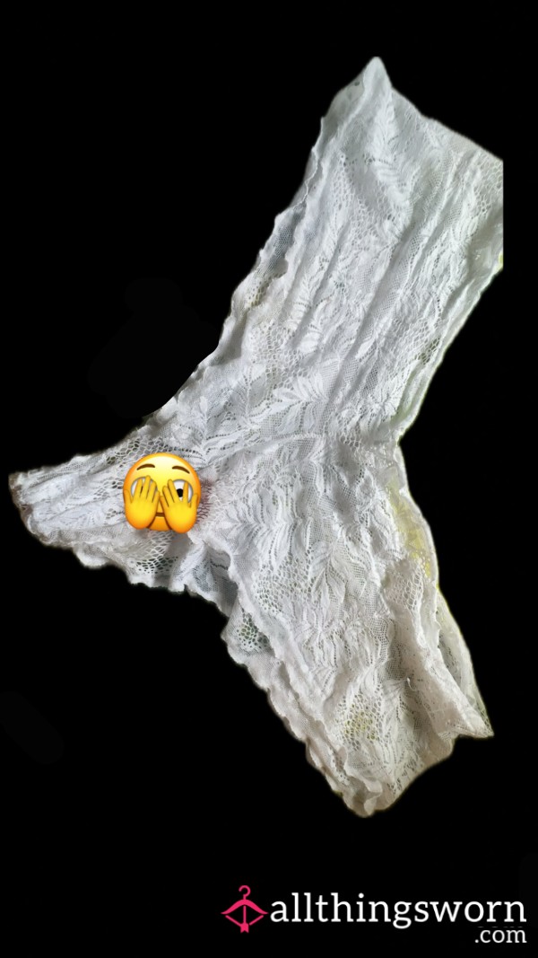 White Panties Ruined😞