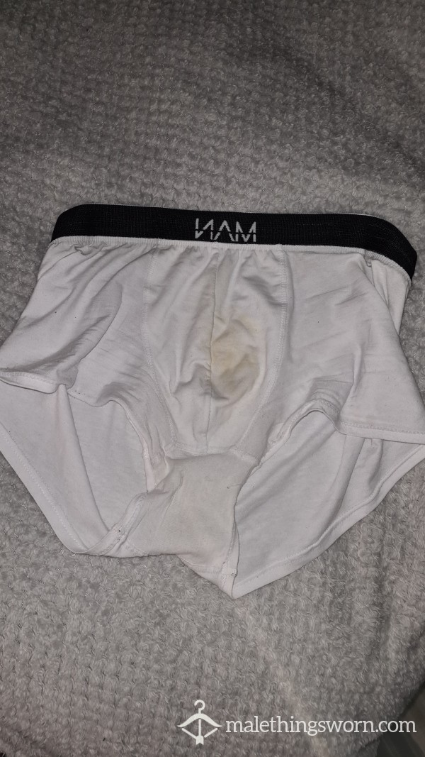 White Pants Stained