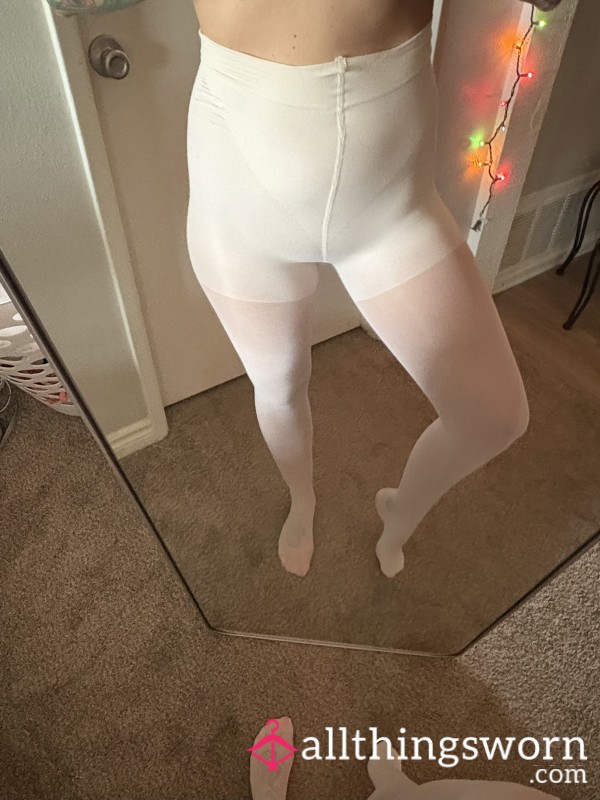 White Pantyhose Tights