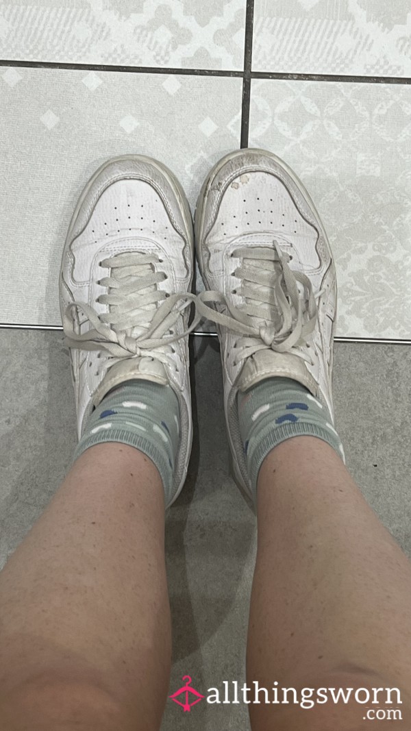 White Pedicure In Birkenstocks