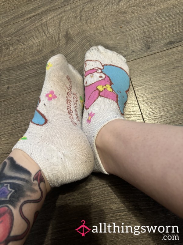 White P**ps Easter Socks