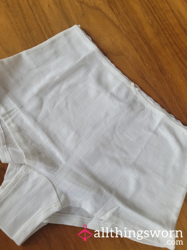 White Pj Booty Short 💤😏