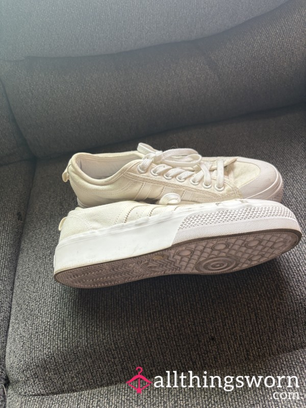 White Platform Adidas