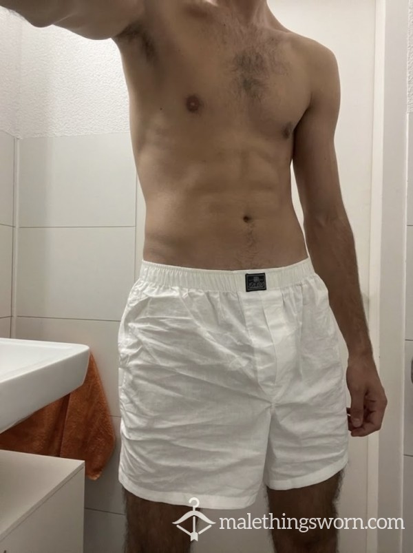 White Polo Ralph Lauren Boxer Shorts