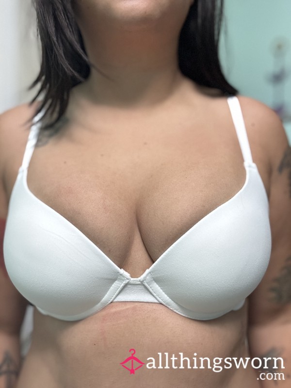 White Push Up Bra